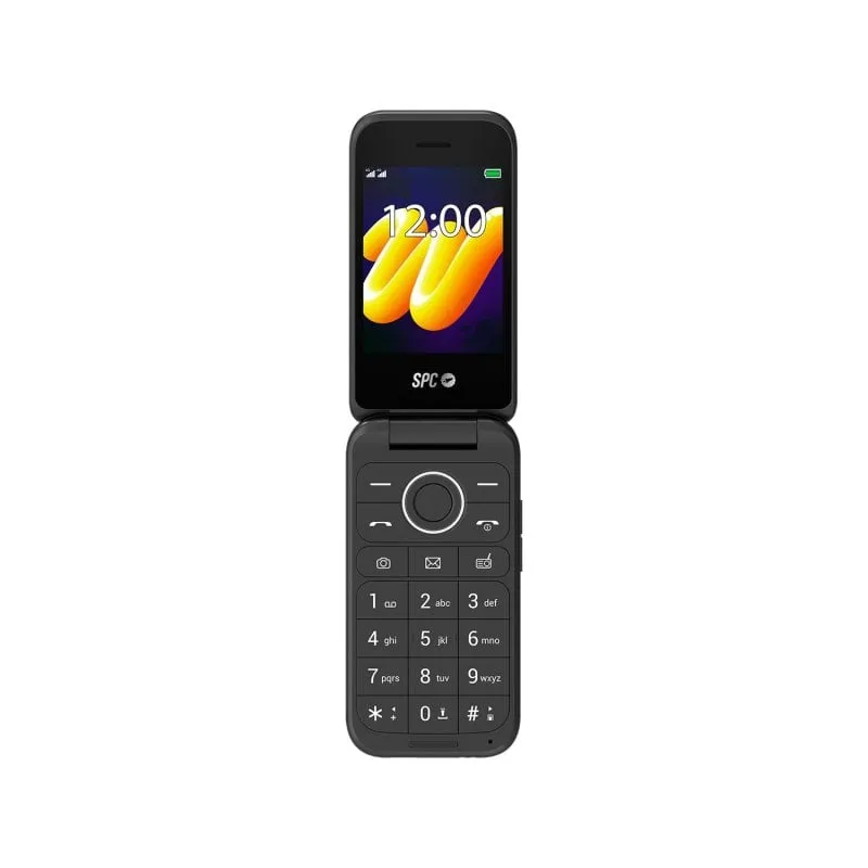 Telefono cellulare a conchiglia SPC 4G Dual SIM senza Internet 2.8"/Fotocamera da 2 MP/128 MB MicroSD/Nero - immagine 1