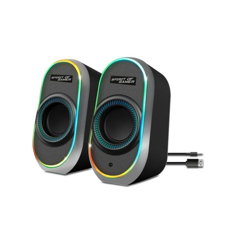 Spirit of Gamer FANATIC 500 DARK Altoparlanti Bluetooth wireless/cablati 3W RMS retroilluminati - immagine 1