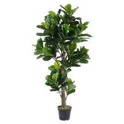 Pianta artificiale Ficus lyrata con 153fogl (190cm) 0172637 - immagine 1