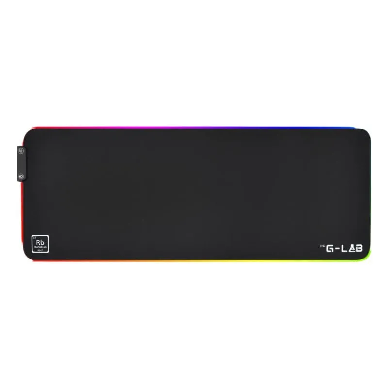 Tappetino per mouse da gioco impermeabile G-Lab XXL RGB LED USB - immagine 1