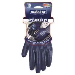 Guanti lavoro nylon nitrile (taglia xl (10) ) SKUBA Blu scuro 011827 - immagine 1
