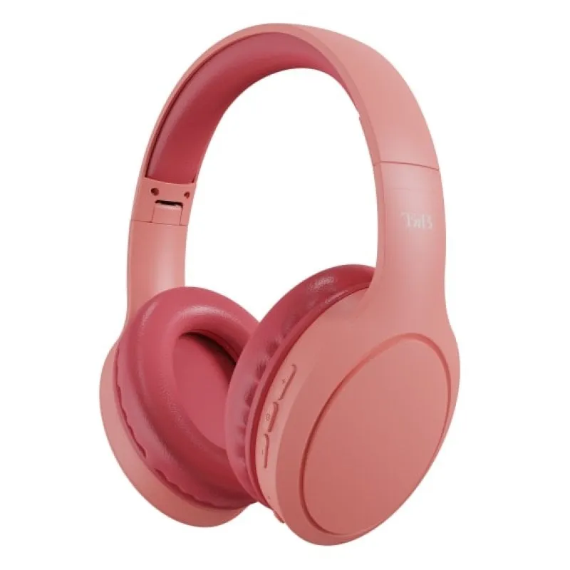 Cuffie pieghevoli wireless Bluetooth 5.1 T'nB con microfono integrato, terracotta - immagine 1