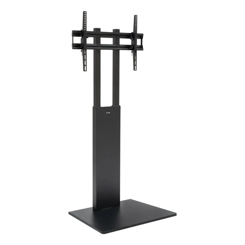 Supporto da pavimento TooQ Mirror per schermi da 32"-85", acciaio nero, altezza regolabile - immagine 1
