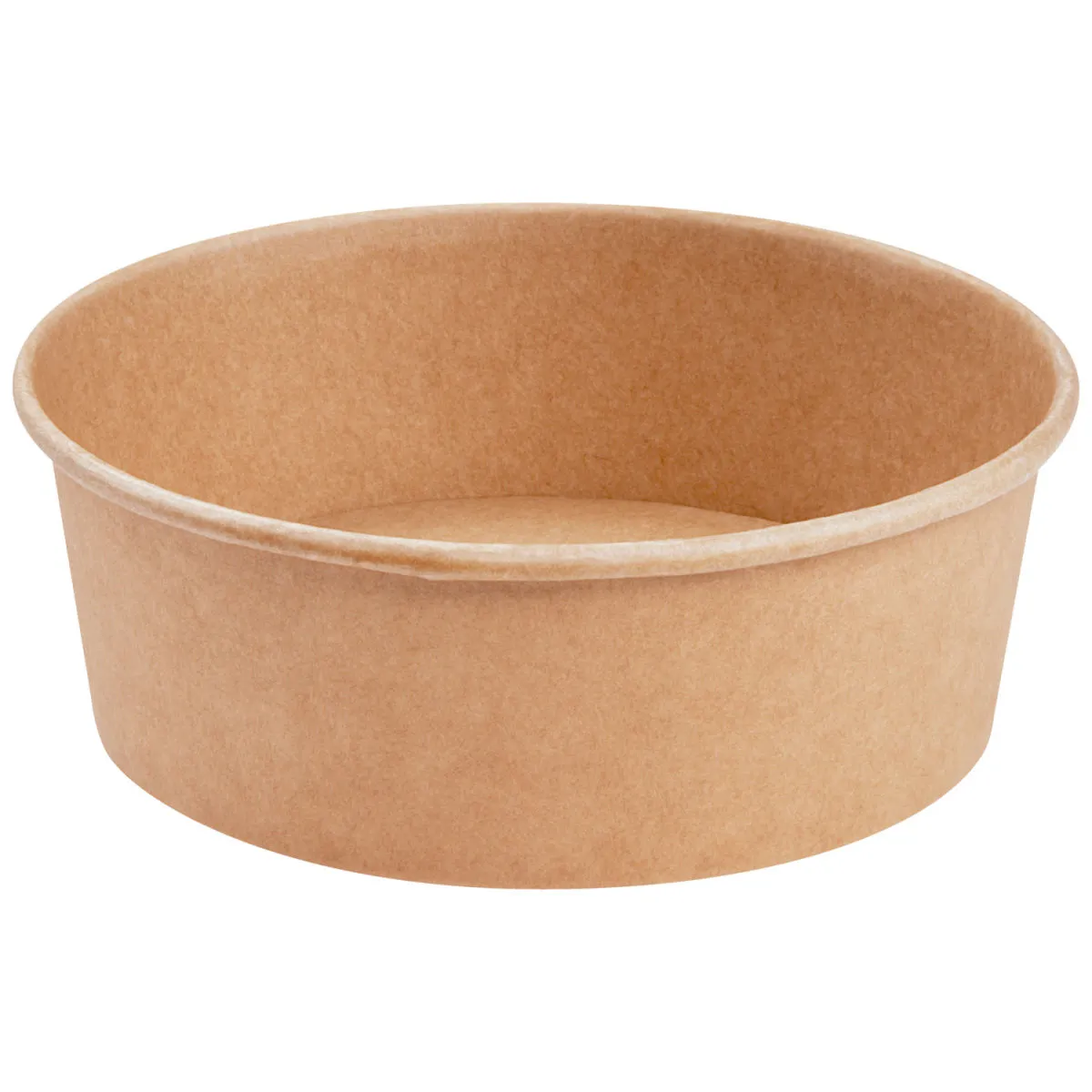 50x WIMEX Insalatiera Carta 1300 ml PAP FSC® Mix/PE per to-go e da asporto; 1500 ml, 18.5x6.7 cm (ØxH); marrone; 50 pz. / Pacco - immagine 1