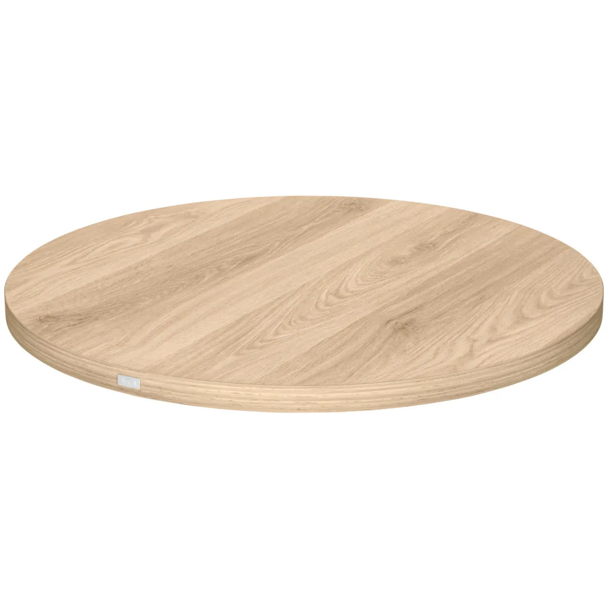 VEGA Piano tavolo per interni Marvello rotondo; 50x2.5 cm (ØxH); quercia; rotonda - immagine 1