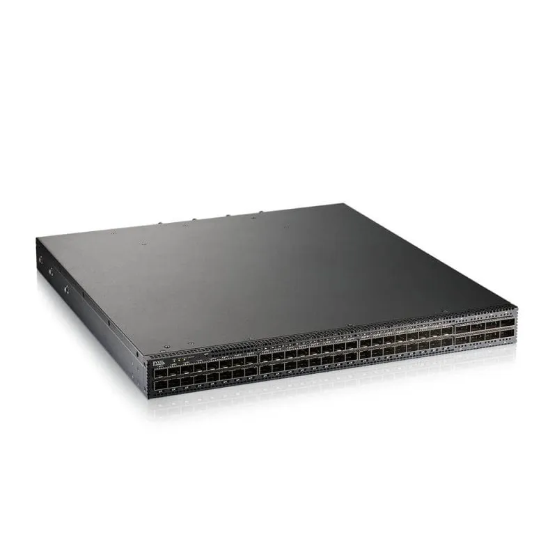 Switch Zyxel QSFP28/SFP28 48+8 porte, L3, 4000 Gbps, gestione avanzata, 8 GB di RAM, 1U, CA/CC - immagine 1