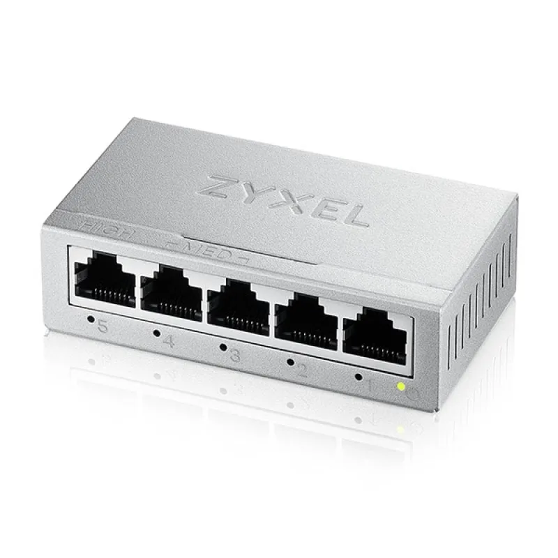 Switch Zyxel 5 porte Gigabit Ethernet L2 non gestito 10 Gbps QoS - immagine 1