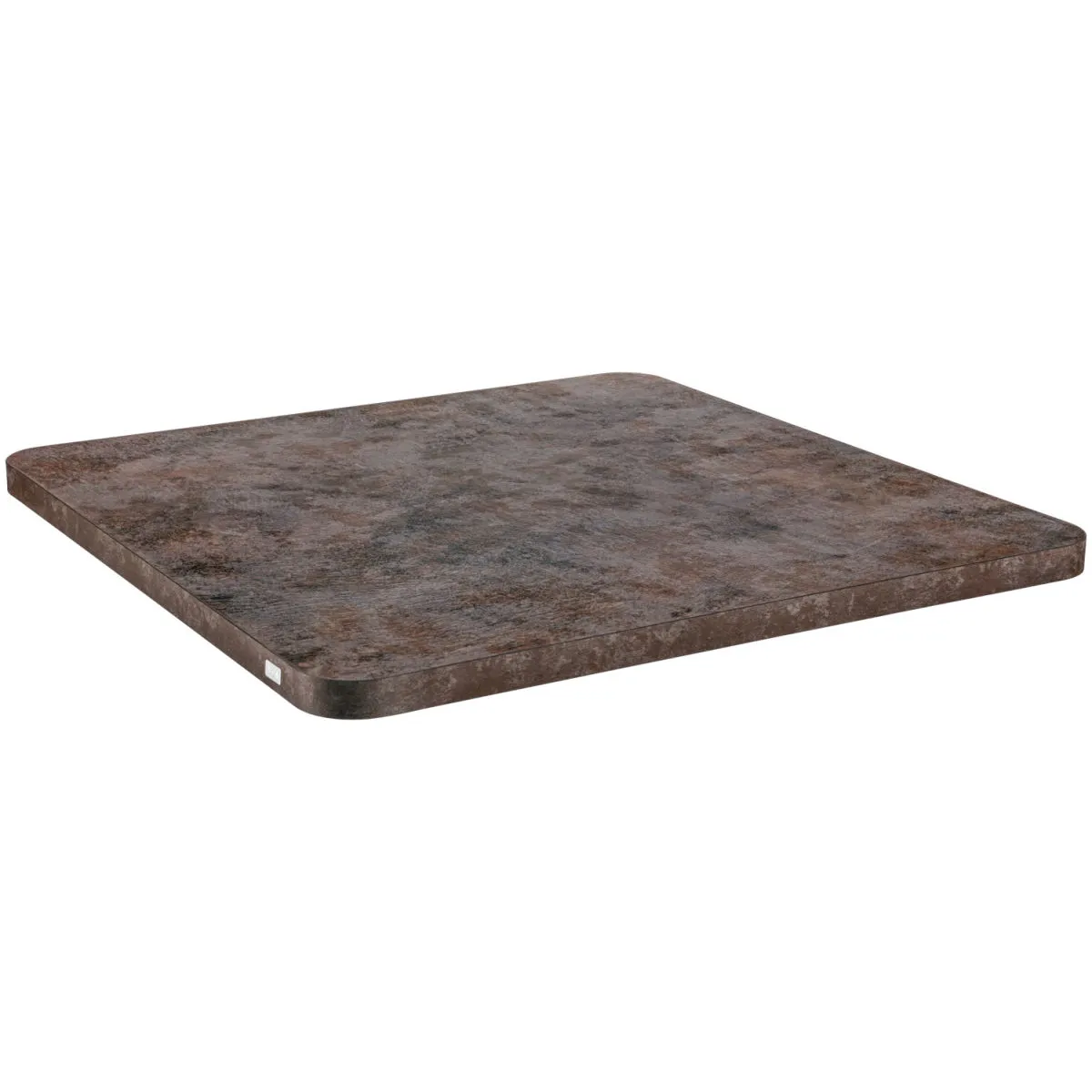 VEGA Piano tavolo per interni Marvello quadrato; 80x80x2.5 cm (LxLxH); grigio-bruno; quadrata - immagine 1