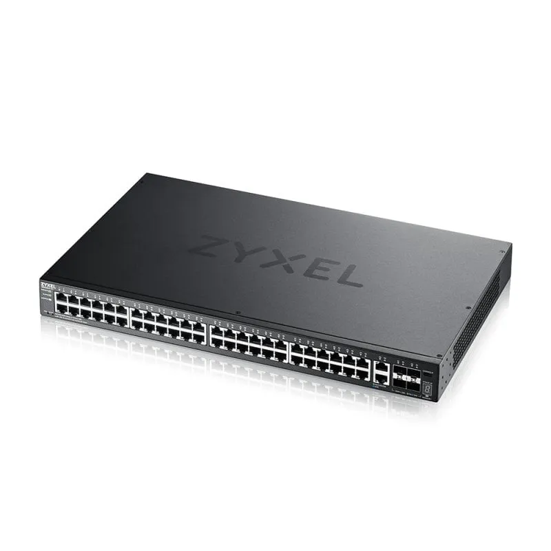 Switch Zyxel XGS2220-54 48 RJ-45 GbE 4 SFP+ L3 gestito 216 Gbps montaggio su rack - immagine 1