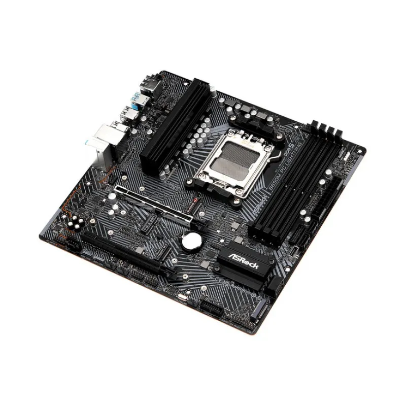 Scheda madre Asrock B650M DDR5 AM5 Micro ATX PG Lightning PCIe 5.0 DisplayPort HDMI LAN 2.5G - immagine 1