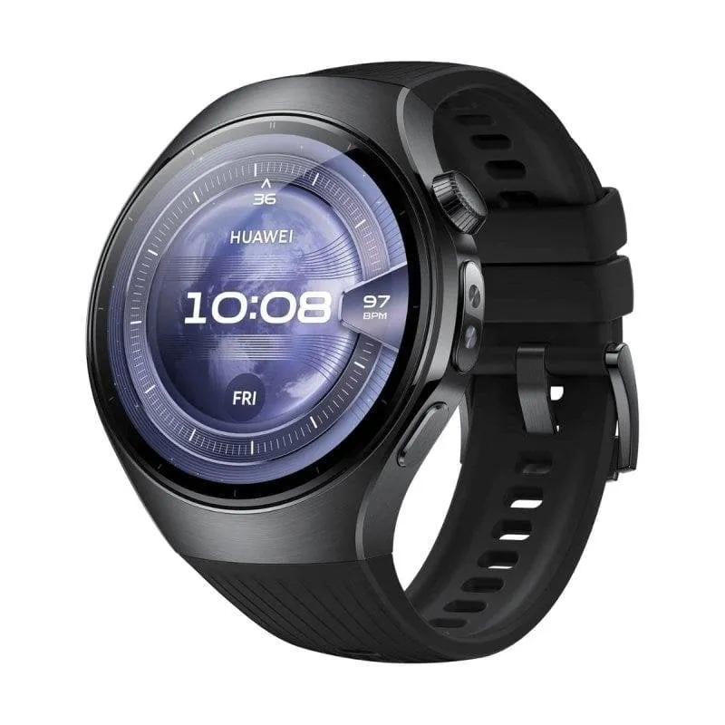 Huawei WATCH 5 eSIM Bluetooth GPS NFC 46mm AMOLED Nero Resistenza all'Acqua 5ATM SpO2 ECG - immagine 1