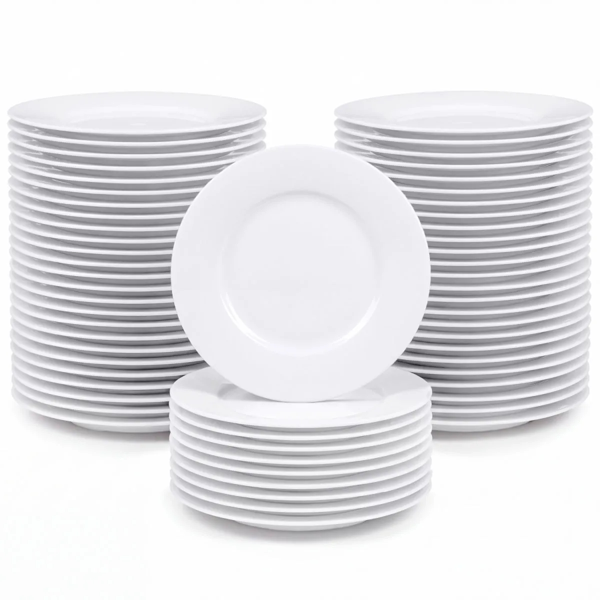 60x VEGA Confezione risparmio piatto Pallais piano, 60 pezzi, 28,5 cm; 28.5 cm (Ø); bianco; rotonda; 60 pz. / Pacco - immagine 1