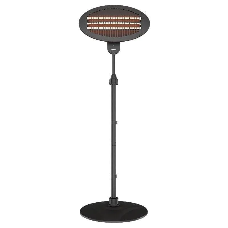 Stufa Elettrica al Quarzo Origial STAND RADIANCE 2000W per Interno Esterno con Sicurezza - immagine 1