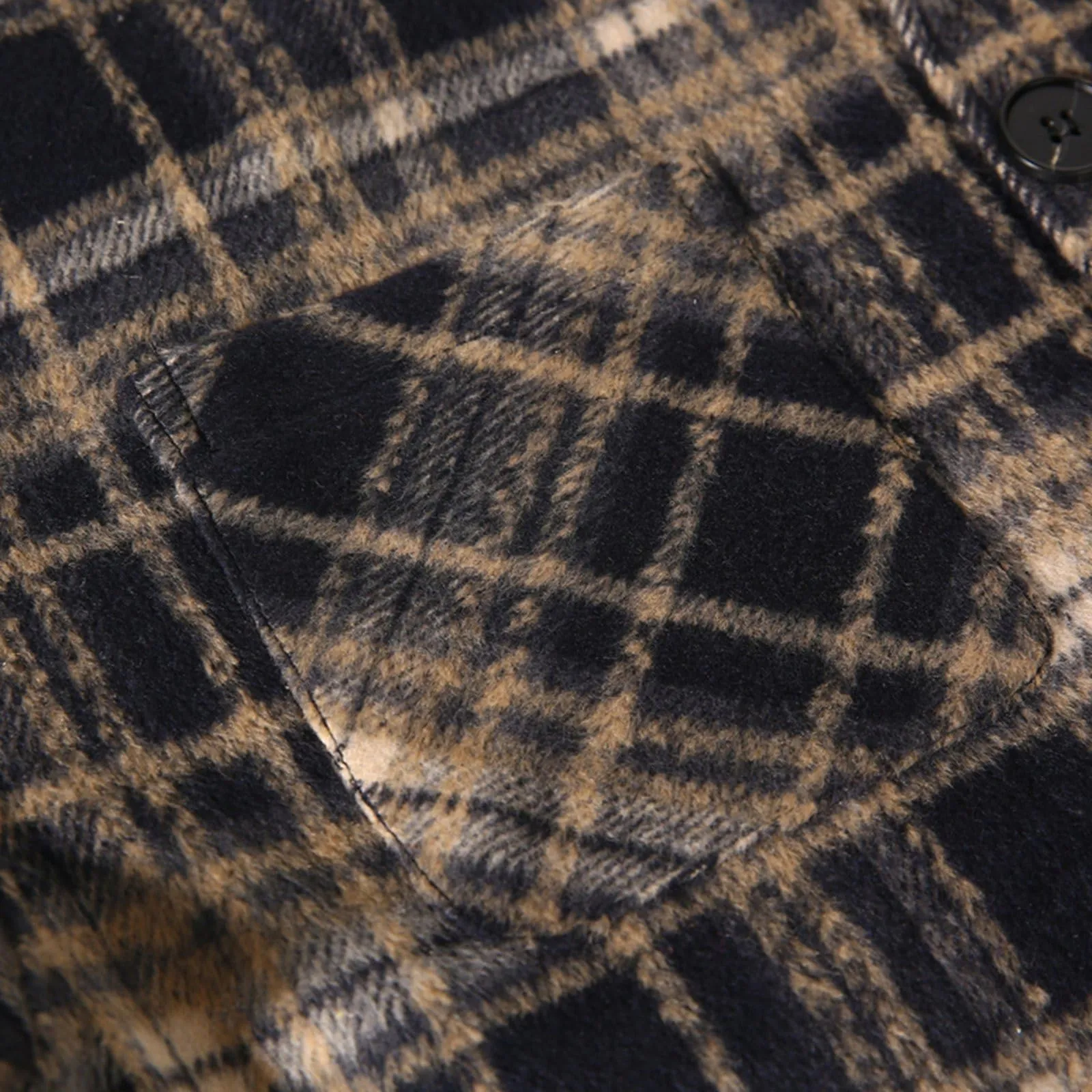 Camicia a quadri uomo camicia da lavoro loose fit camicia di flanella camicia a quadri camicia da boscaiolo invernale blusa Oktoberfest camicia tradizionale classica con risvolto camicia casual a - immagine 7