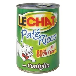 Patè gatto gusto coniglio (400gr) LECHAT 0038 - immagine 1