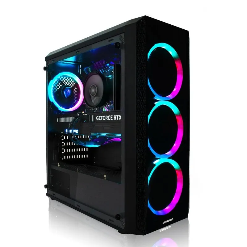 PC desktop GREED MK2 Lite con i5-10400F, 16 GB, SSD da 512 GB, RTX 3050, Windows 11 Pro - immagine 1