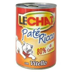 Patè gatto gusto vitello (400gr) LECHAT 0041 - immagine 1