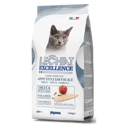 Crocchette gatti adulti Appetito Difficile gusto trota (1,5Kg) LECHAT EXCELLENCE 5978 - immagine 1
