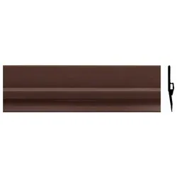 Paraspifferi adesivo rigido piatto porte (1m) DOUBLE Marrone 14502 - immagine 1