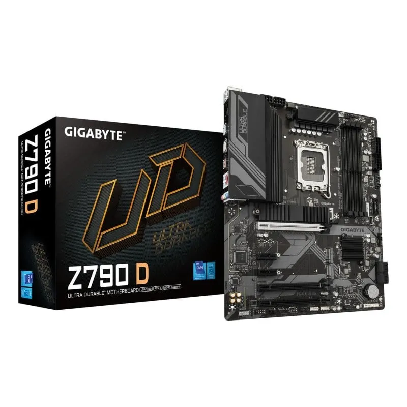 Placa Base Gigabyte Intel Z790 LGA 1700 ATX Z790 D DDR5 7600MHz PCIe 4.0 2.5GbE USB 3.2 Gen 2 - immagine 1