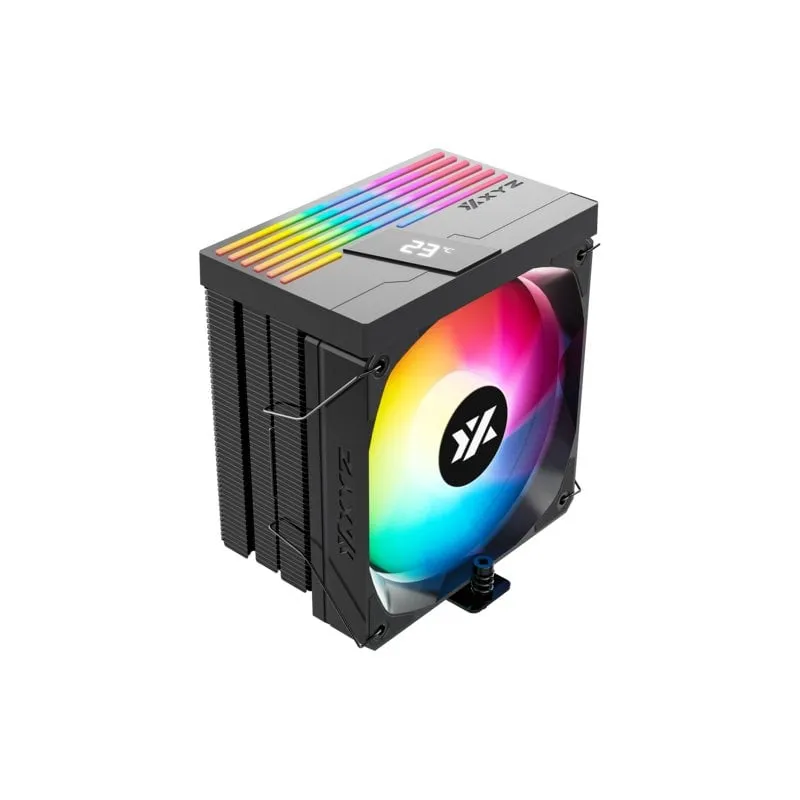 Raffreddamento ad aria Socket XYZ Intel/AMD 158mm THERMAX 6 PULSAR A-RGB Display digitale A-RGB - immagine 1