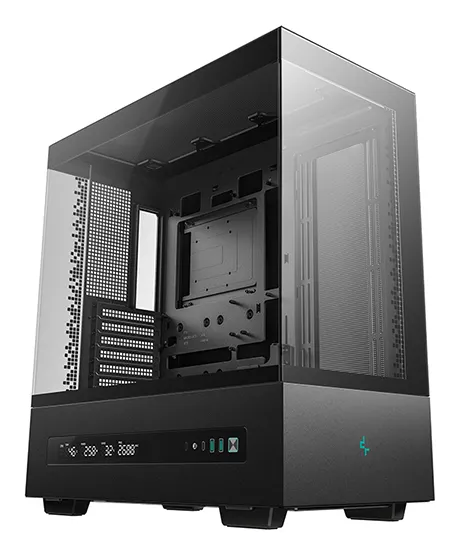 DeepCool CH690 DIGITAL Case ATX nero a 8 slot con GPU USB-C in vetro/mesh da 450 mm - immagine 1