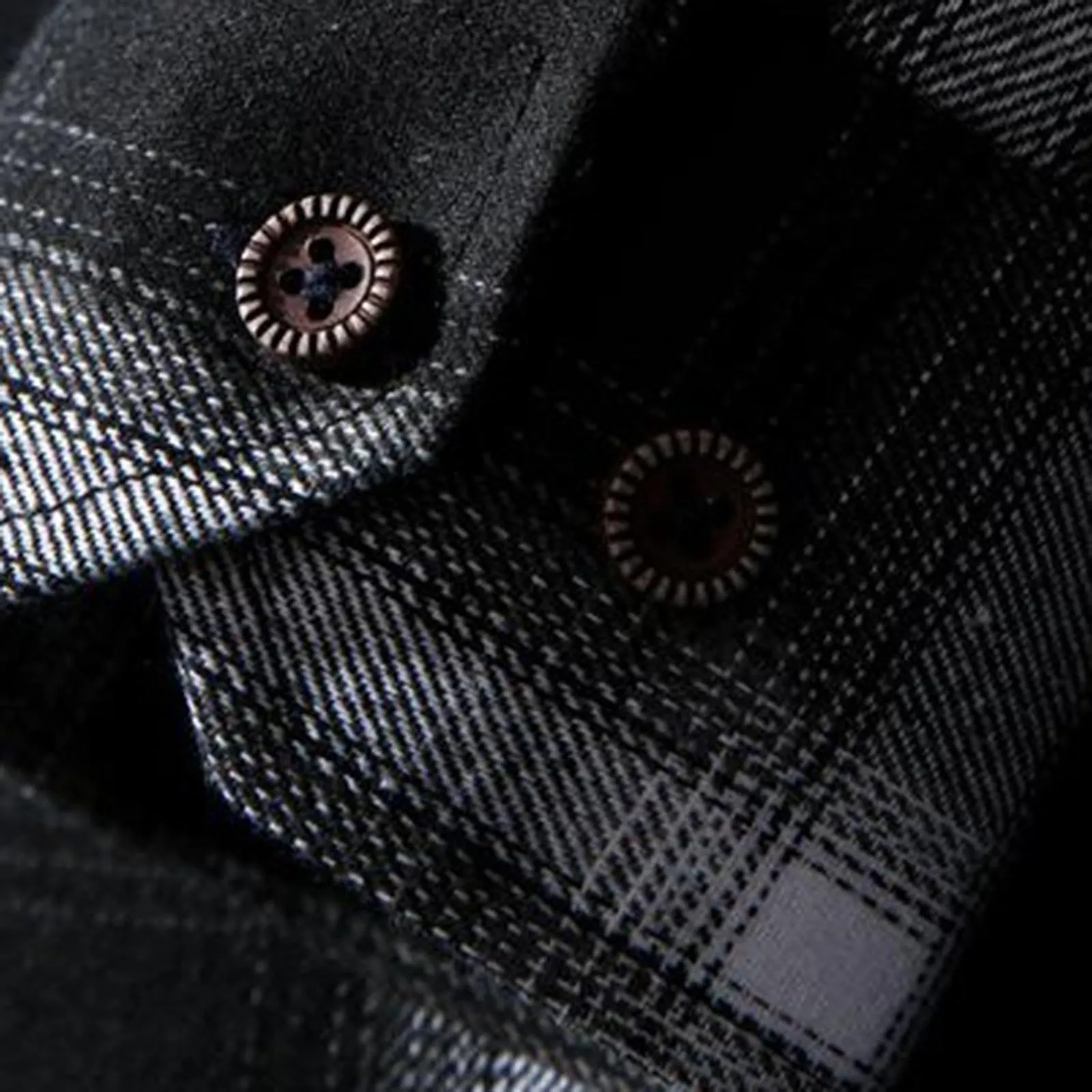 Camicia a quadri da uomo, camicia da lavoro loose fit, camicia di flanella, camicia a quadri, camicia da boscaiolo invernale, blusa Oktoberfest, camicia tradizionale classica con risvolto, camicia - immagine 5