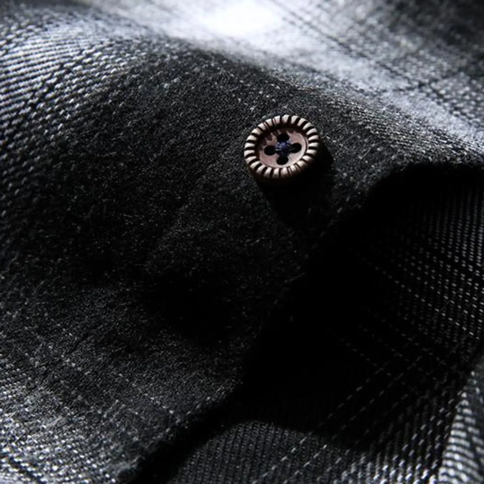 Camicia a quadri da uomo, camicia da lavoro loose fit, camicia di flanella, camicia a quadri, camicia da boscaiolo invernale, blusa Oktoberfest, camicia tradizionale classica con risvolto, camicia - immagine 6