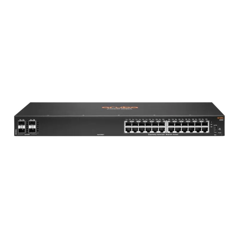 Switch HPE Aruba 6000 24G 4SFP gestito L3 con 24 porte Gigabit Ethernet 1U - immagine 1