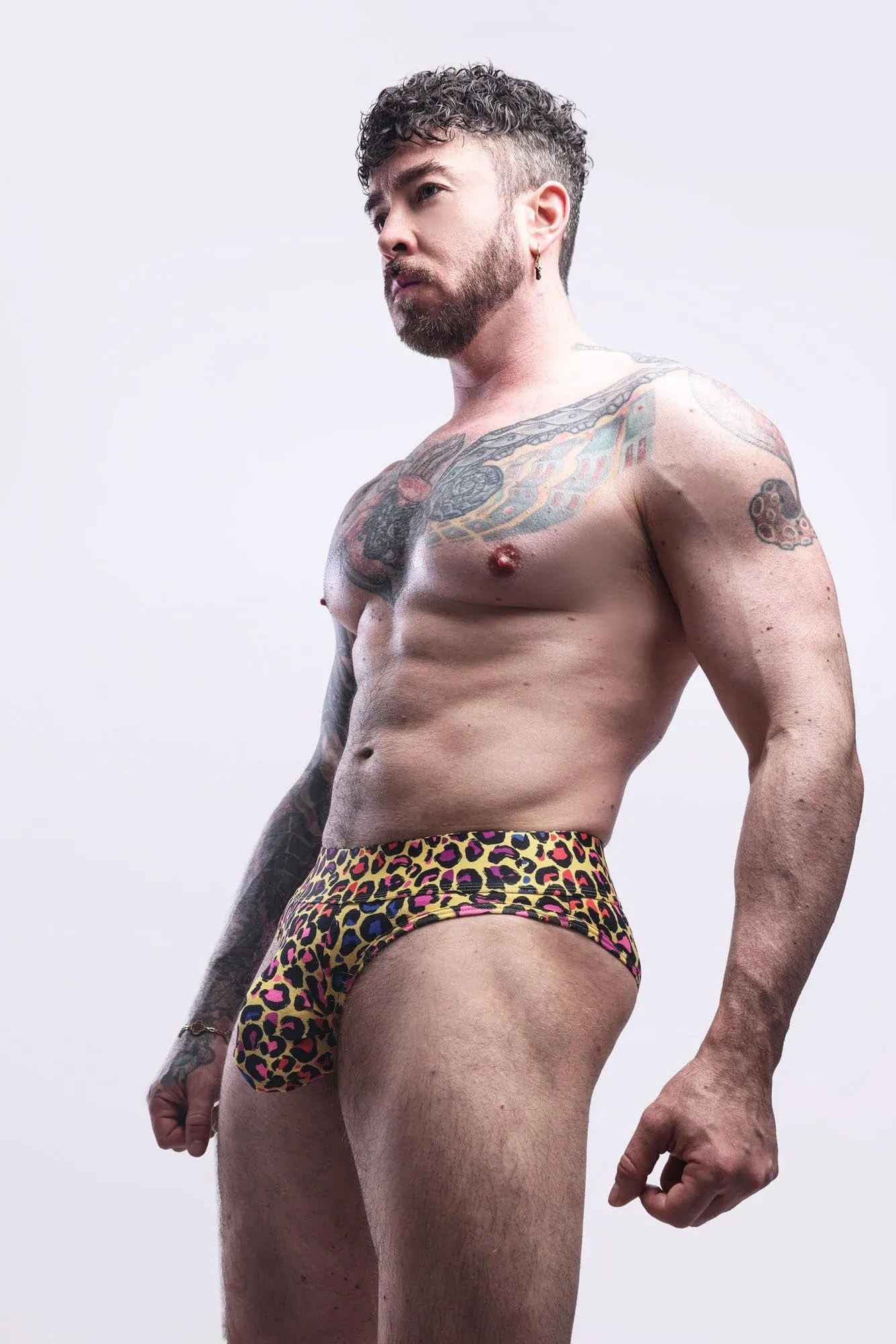 SUKREW - Intimo da Uomo Slips - Classic Brief Multipack 1x Poppin + 1x Wild - Taglia S - immagine 2