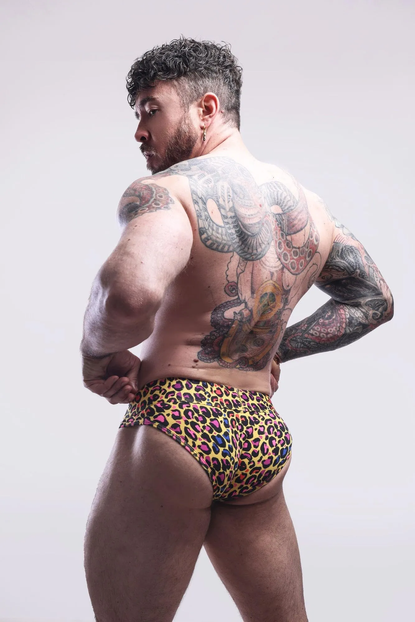 SUKREW - Intimo da Uomo Slips - Classic Brief Wild - 1x Taglia XS - immagine 5