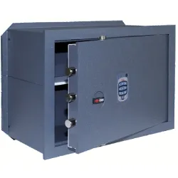 Cassaforte a combinazione incasso muro (49x20x36cm) DGT VISION Grigio scuro 182710500 - immagine 1
