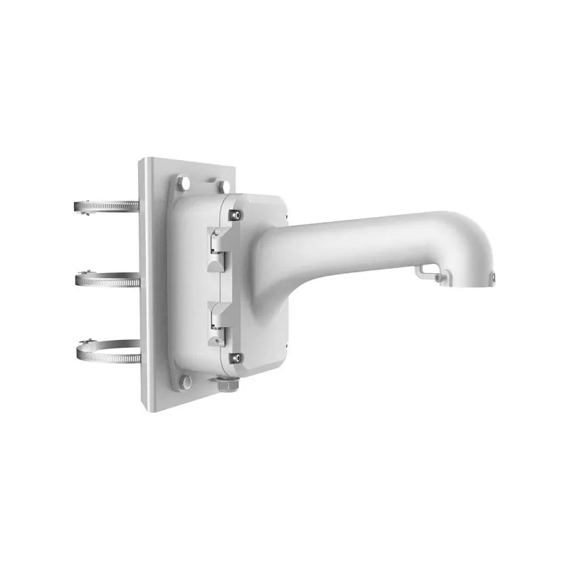 Hikvision DS-1604ZJ-BOX-POLE Staffa in alluminio con scatola di giunzione 10 kg per interni/esterni - immagine 1