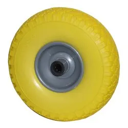 Ruota industriale antiforatura (260x85mm) libera senza supporto 46 Giallo 17198 - immagine 1