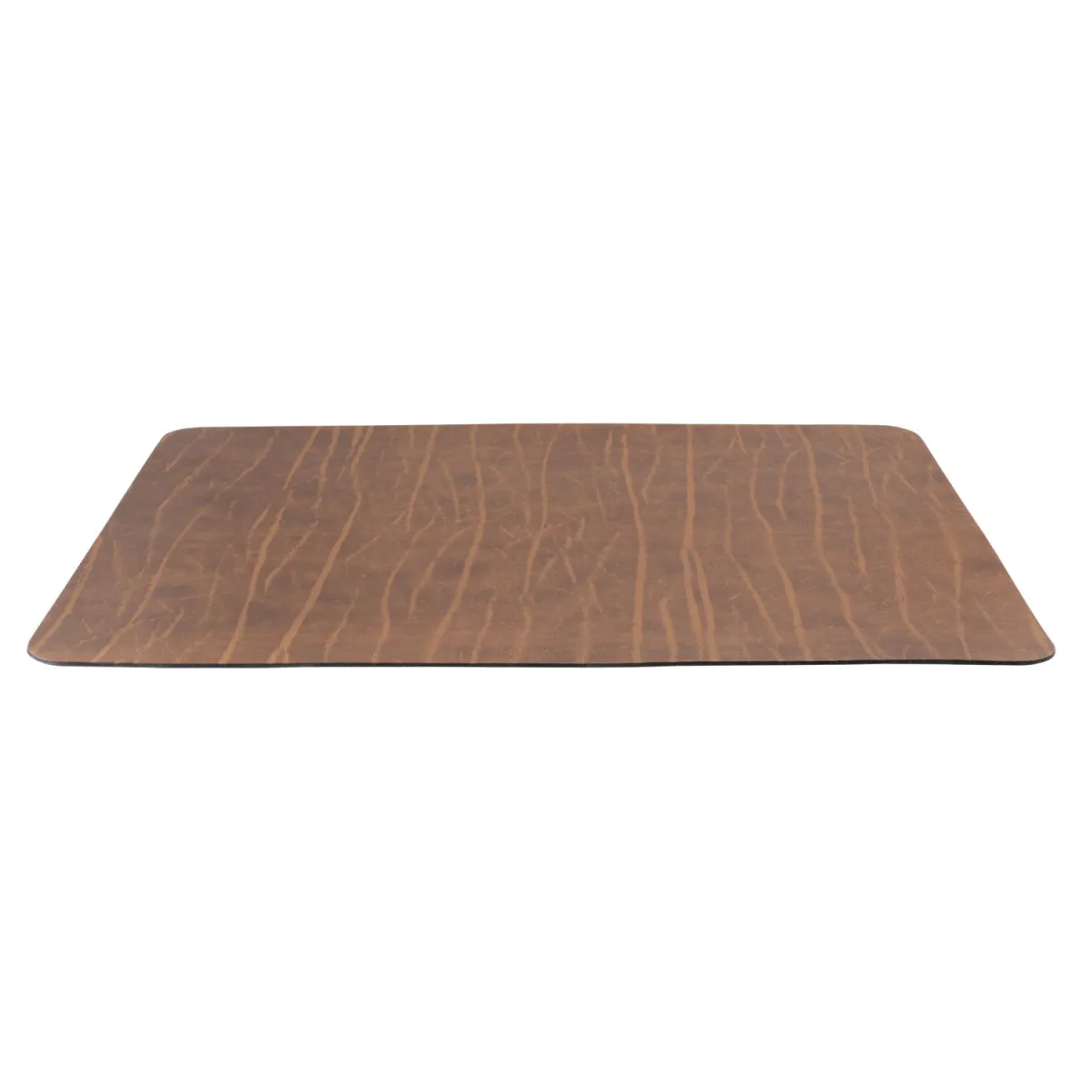 Securit Sottopiatto Leather - Marrone - Linea Ruga - 100% pelle ecologica; 45x0.2 cm (LxL); marrone - immagine 1
