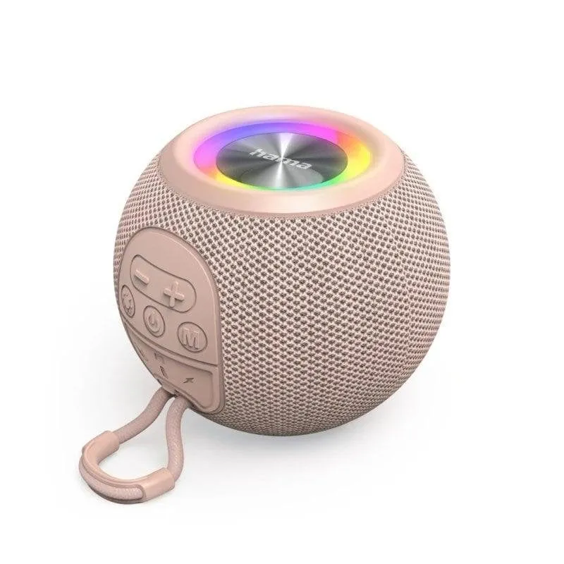 Altoparlanti portatili wireless/AUX Hama da 5 W con Bluetooth 5.3, LED e TWS - immagine 1