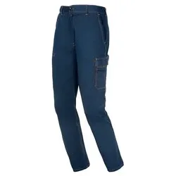Pantalone lavoro multitasche (taglia l ) EUROPA TOP Blu 8030T040L - immagine 1