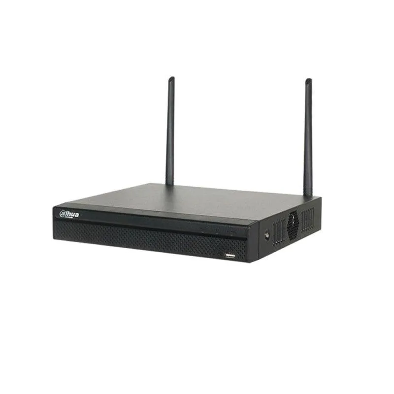 Registratore NVR per Telecamera IP Dahua DHI-NVR1104HS-W-S2-CE 4 canali 1080p HDD 16TB WiFi Ethernet - immagine 1