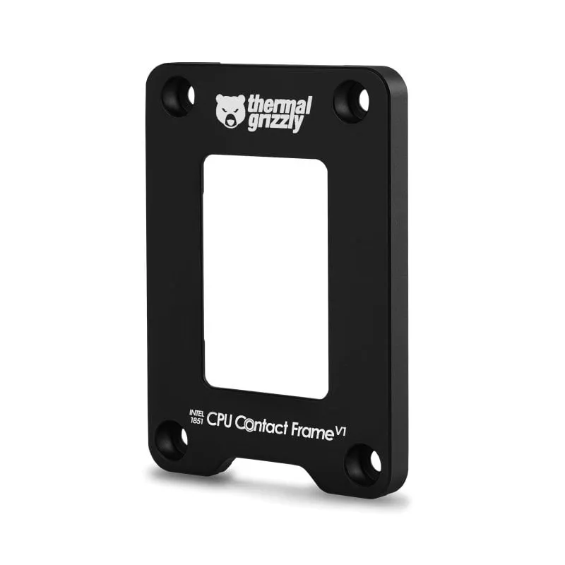 Kit di aggiornamento di raffreddamento Thermal Grizzly TG-CF-I1851-V1 in alluminio nero LGA 1851 71x51x6mm - immagine 1