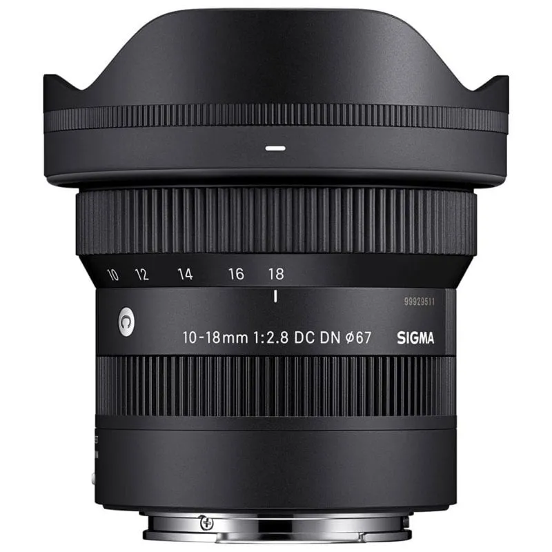 Obiettivo Sigma 13/10 Fujifilm X APS-C 2.8-22 67mm Paraluce rimovibile Nero - immagine 1