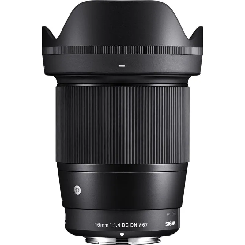 Obiettivo Sigma 16mm F1.4 DC DN C Fujifilm X Mount 16 elementi 67mm Nero - immagine 1