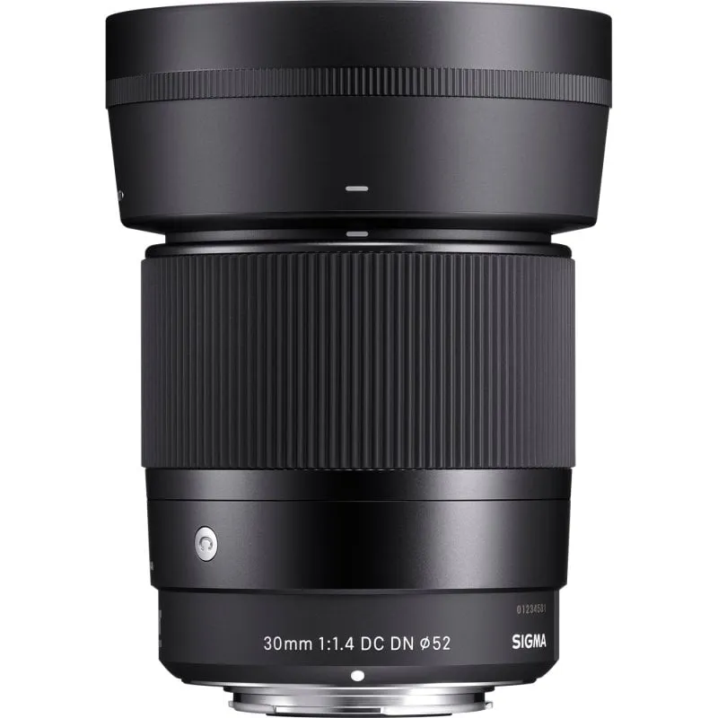 Obiettivo standard Sigma 30mm F1.4 DC DN C Fujifilm X 9 elementi nero - immagine 1