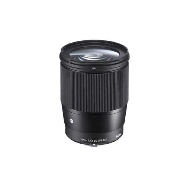 Obiettivo Sigma Sony E 16 mm Grandangolo AF Plastica Nero Paraluce - immagine 1
