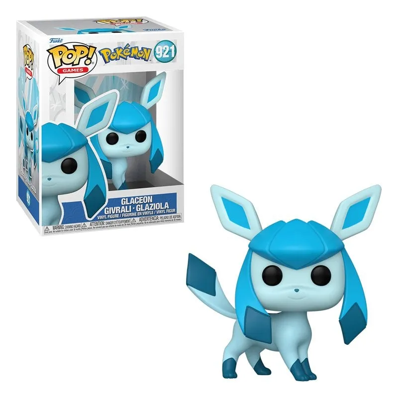 Funko Glaceon 69080 Vinile 100mm Pokémon Video Game Edition Figura da Collezione - immagine 1