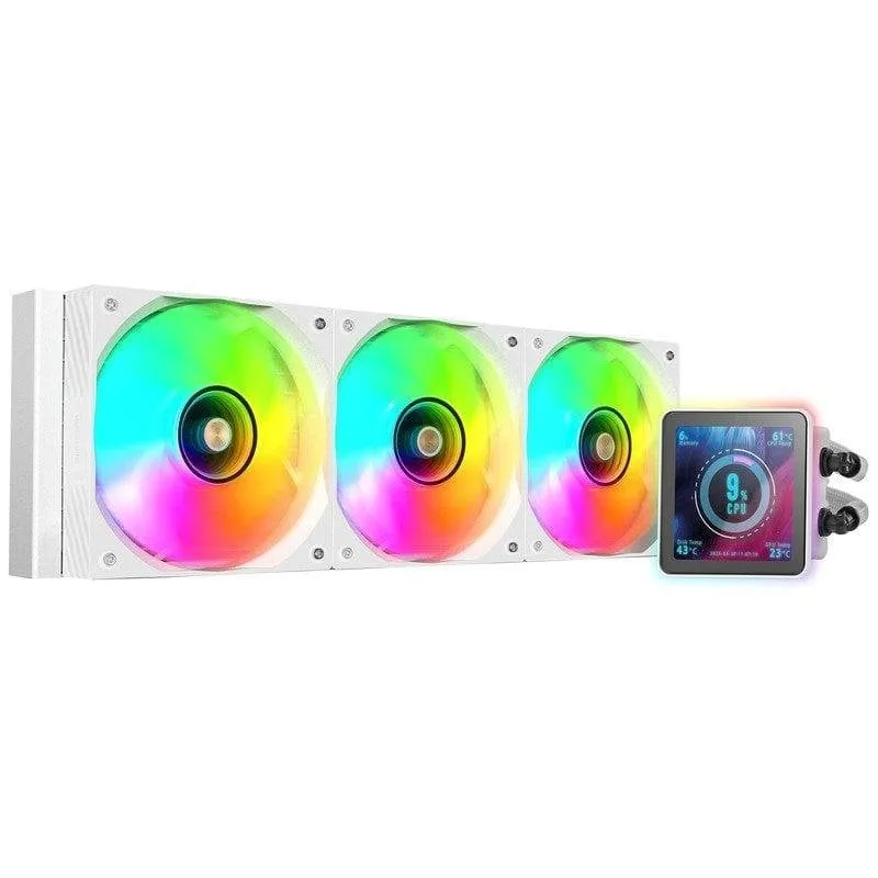 Refrigeración Líquida Mars Gaming ML-VISIONPRO360 360mm 3 Ventilatori ARGB Schermo IPS - immagine 1