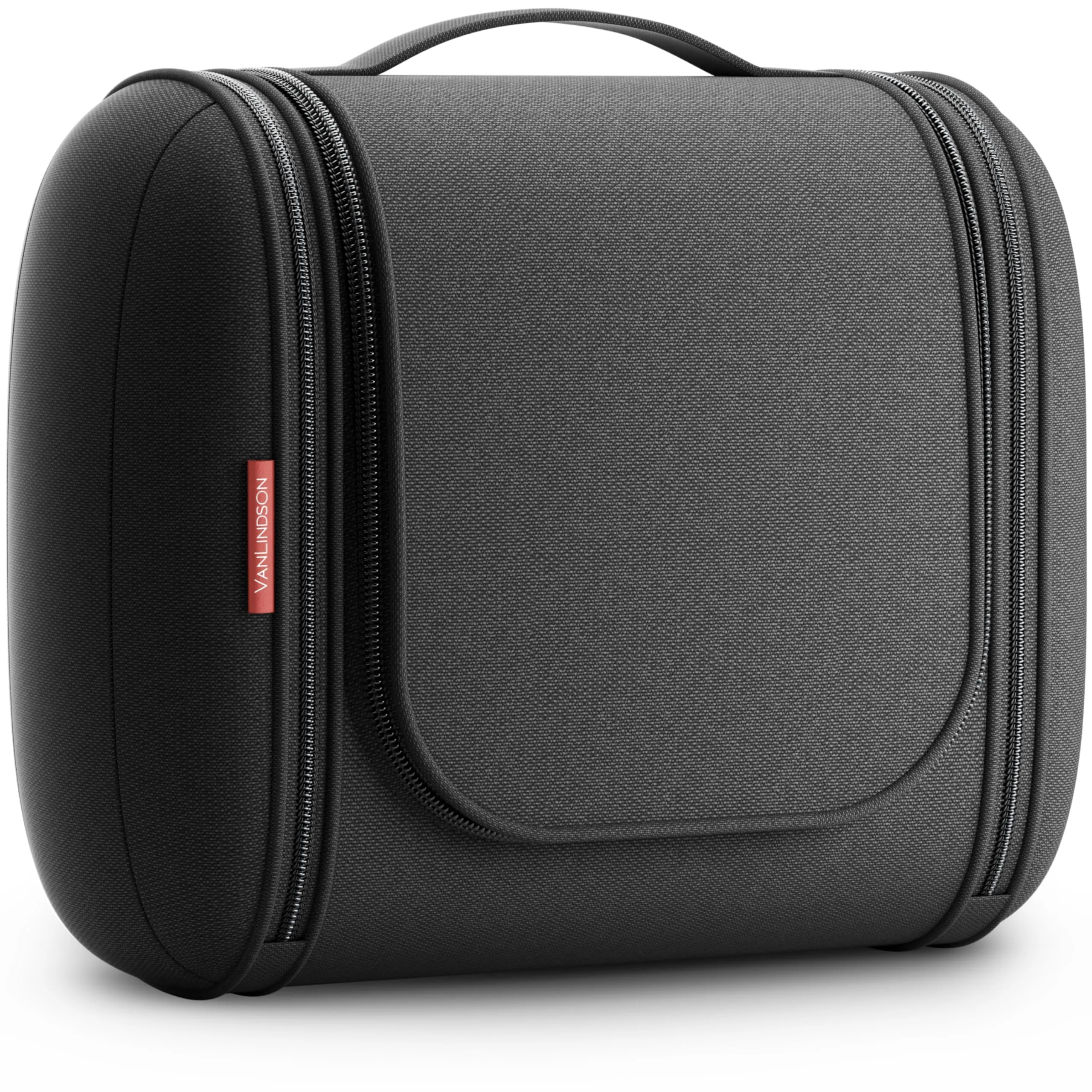 VanLindson Beauty Case da Viaggio Uomo e Donna da Appendere, 8L, Nero - immagine 1