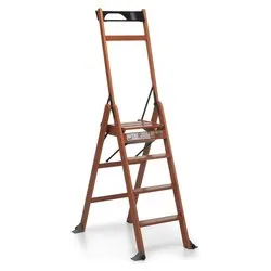 Scala domestica legno 4.0 ( 4 Gradini ) LASCALA Noce 380206 - immagine 1