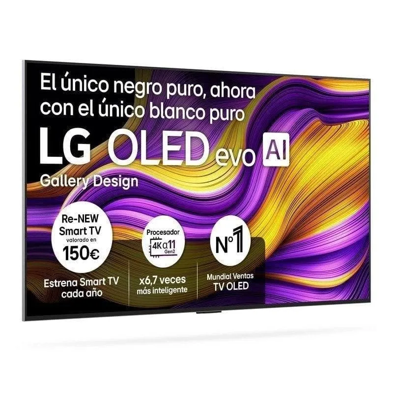 TV LG OLED evo AI OLED55G54LW 55" 4K UltraHD 120Hz Smart TV WebOS HDR10 Dolby Vision - immagine 1