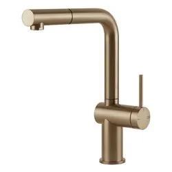 Miscelatore lavello doccetta estraibile INEDITO Warm bronze brushed 60433 726 - immagine 1