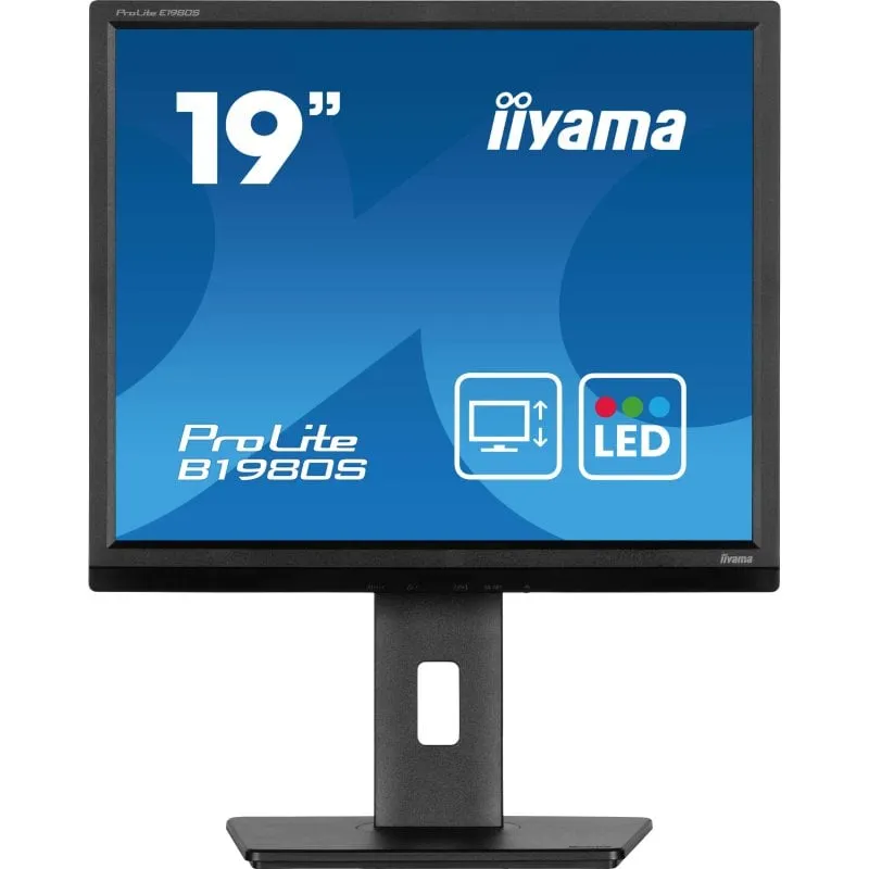 Monitor iiyama ProLite B1980S-B1 da 19" TN SXGA 75Hz con altoparlanti regolabili in altezza - immagine 1
